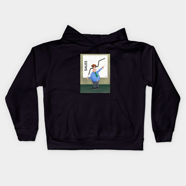 Office Bob - Sales Kids Hoodie by belloon